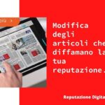 MODIFICA-ARTICOLI-DIFFAMATORI E CANCELLAZIONE DI LINK DA GOOGLE